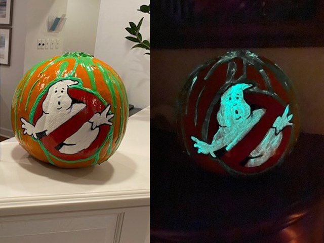 ghostbusters pumpkin